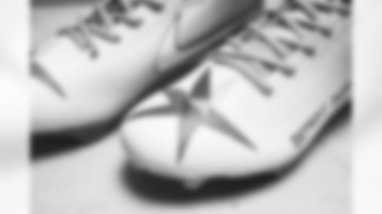 Detroit Lions safety C.J. Moore (49) owns these shoes. My Cause My Cleats. (Detroit Lions via AP).