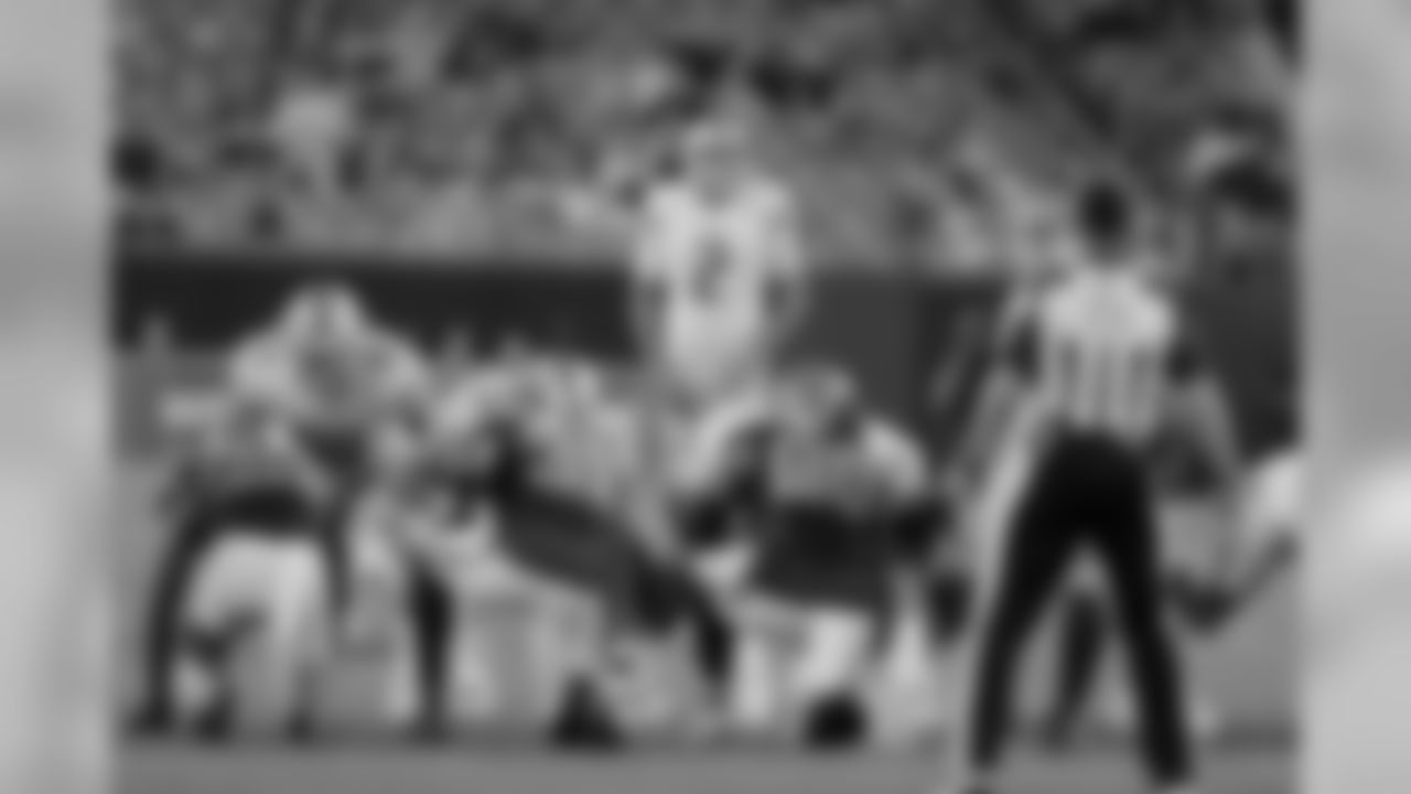 Detroit Lions punter Ryan Santoso (2) during a NFL football preseason game against the Cleveland Browns Thursday, Aug. 29, 2019 in Cleveland. (Detroit Lions via AP).