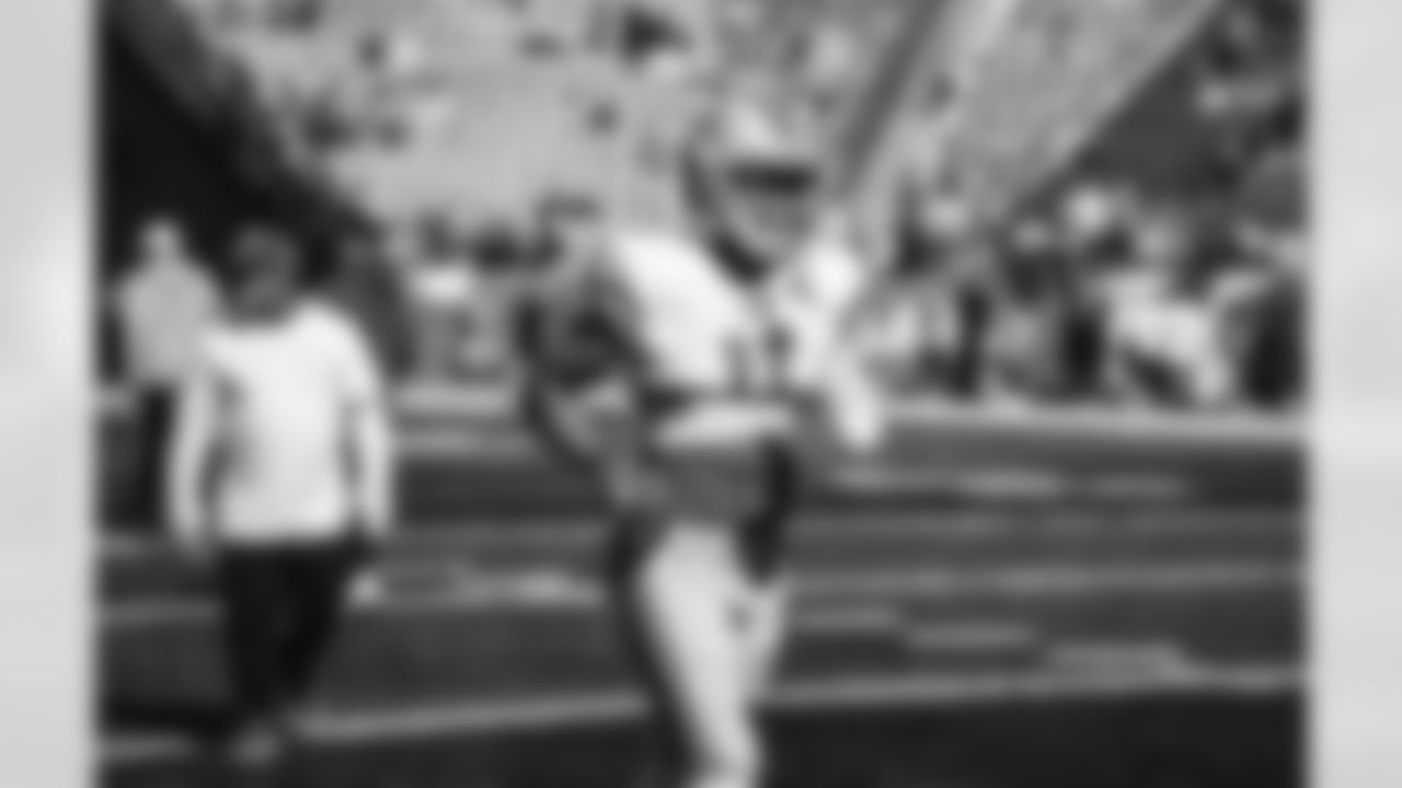 Detroit Lions wide receiver Kalif Raymond (11) before a NFL football game against the New England Patriots on Sunday, October 9, 2022 in Foxborough, MA. (Jeff Nguyen/Detroit Lions).