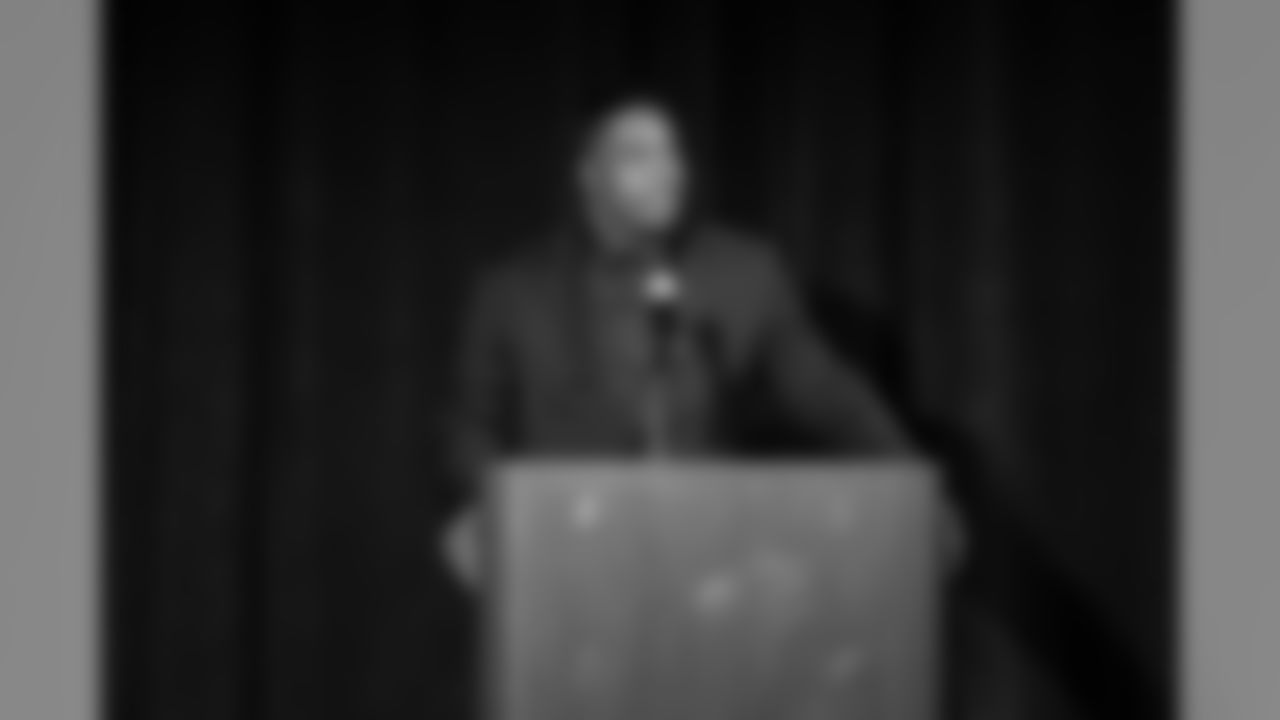 Kerry Hyder Jr. at the Courage House dinner on Monday, Oct. 29, 2018 in Detroit.