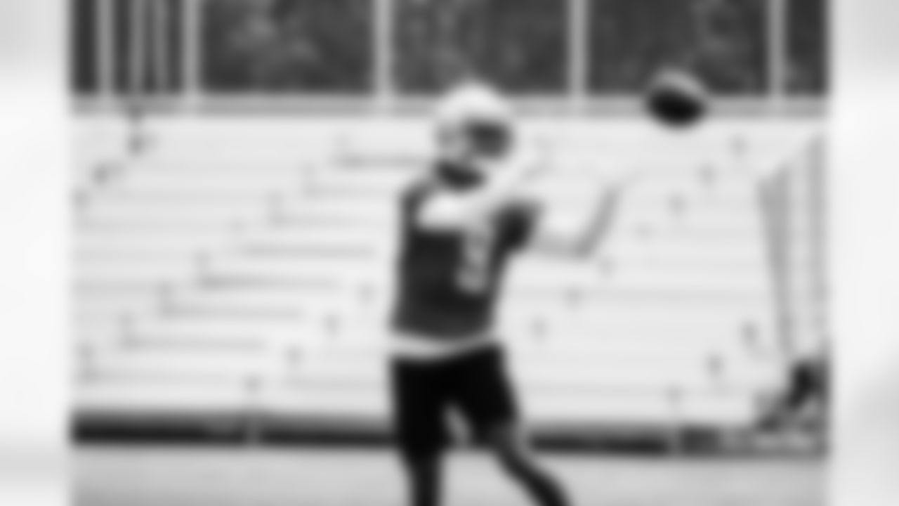 Detroit Lions wide receiver Jameson Williams (9) during minicamp at the Lions Training Facility in Allen Park, MI on June 7, 2023. (Jeff Nguyen/Detroit Lions)