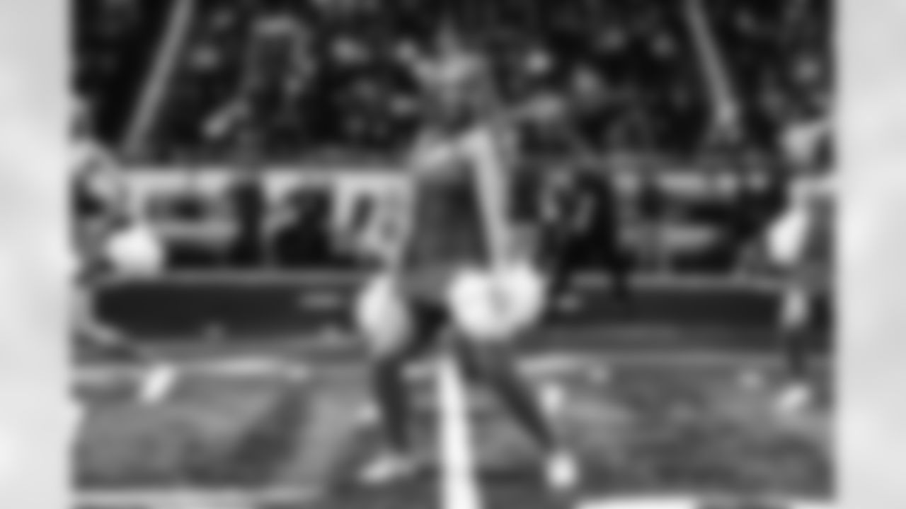 Detroit Lions Cheerleaders perform during a NFL football game against the Buffalo Bills on Thursday, November 24, 2022 in Detroit, MI. (Mike Ferdinande/Detroit Lions).