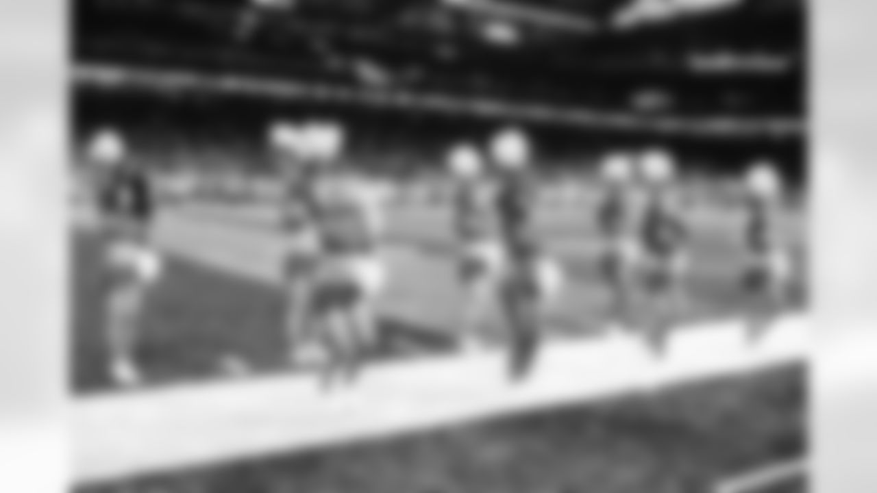 Detroit Lions Cheerleaders during a NFL football game against the Green Bay Packers on Sunday, January 9, 2022 in Detroit, MI. (Mike Ferdinande/Detroit Lions).