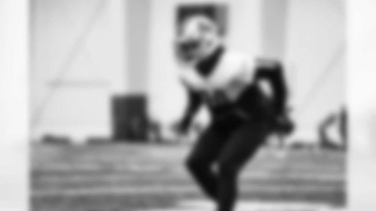 Detroit Lions cornerback Amani Oruwariye (24) during practice at the Lions Training Facility in Allen Park, MI on December 1, 2022. (Jeff Nguyen/Detroit Lions)