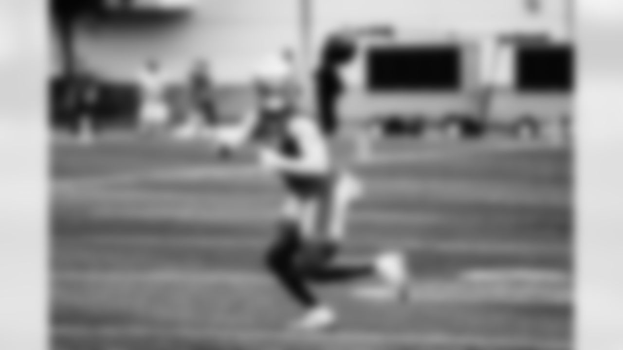 Detroit Lions running back D'Andre Swift (32) during minicamp at the Lions training facility in Allen Park, MI on June 8, 2022. (Josh Mandujano/Detroit Lions)