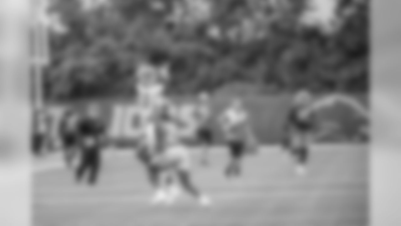 Detroit Lions wide receiver Jonathan Duhart (1) during Day 15 of 2019 Detroit Lions Training Camp presented by Rocket Mortgage on Tuesday, Aug. 13, 2019 in Allen Park, Mich. (Detroit Lions via AP)