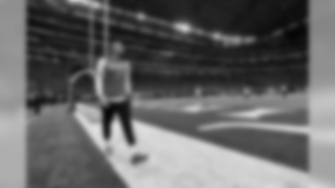 Kenny Golladay before a NFL football game against the Minnesota Vikings Sunday, Dec. 8, 2019 in Minneapolis. (Detroit Lions via AP).