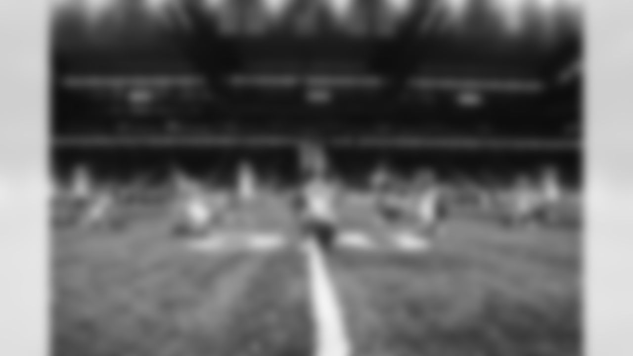 Cheerleaders during a NFL football preseason game against the Buffalo Bills on Friday, August 13, 2021 in Detroit, MI. (Jeff Nguyen/Detroit Lions).