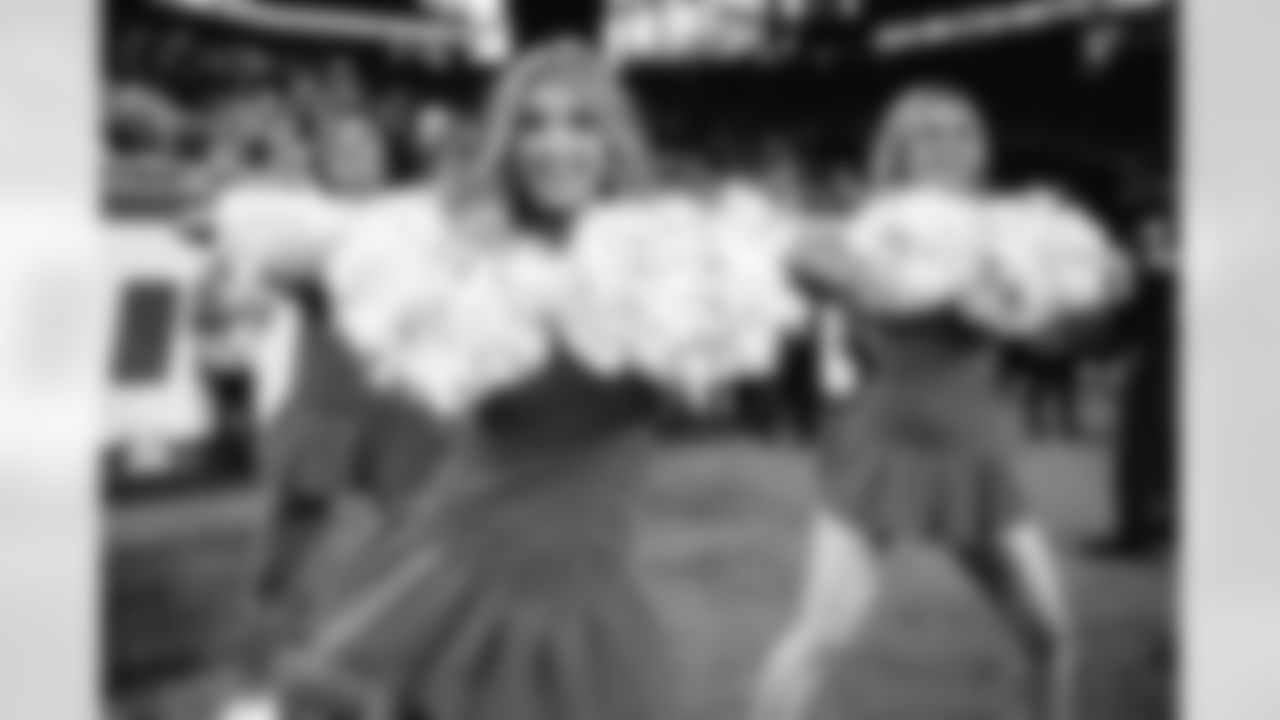 Detroit Lions Cheerleaders perform during a NFL football game against the Buffalo Bills on Thursday, November 24, 2022 in Detroit, MI. (Mike Ferdinande/Detroit Lions).