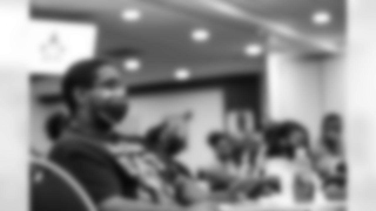 HBCU's Rock! A Fireside Chat with Brad Holmes on Wednesday, Oct.13, 2021 in Detroit, MI. (Carl Jones/Detroit Lions).