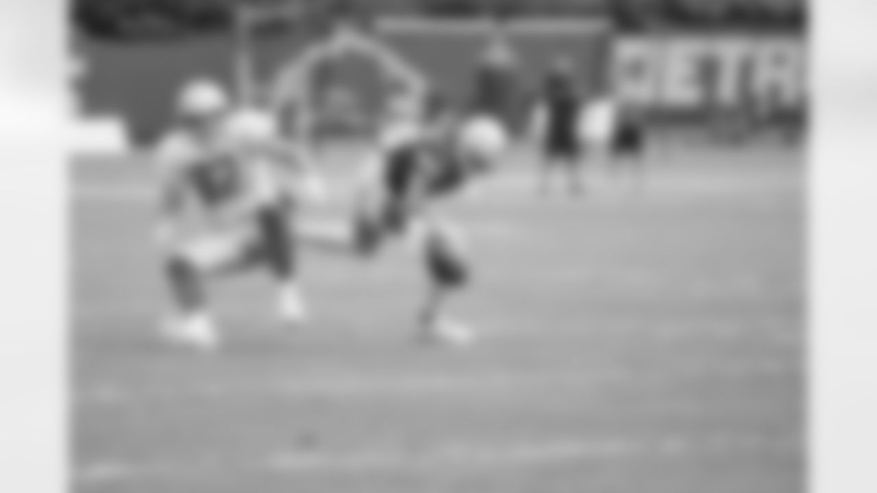 Detroit Lions safety Tavon Wilson (32) breaks up a pass during training camp practice on Wednesday, Aug. 1, 2018 in Allen Park, Mich. (Detroit Lions via AP)