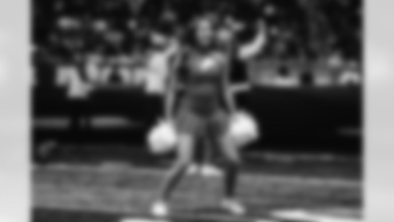 Detroit Lions Cheerleaders perform during a NFL football game against the Buffalo Bills on Thursday, November 24, 2022 in Detroit, MI. (Mike Ferdinande/Detroit Lions).