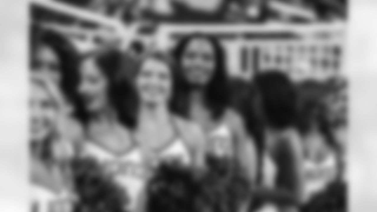 Cheerleaders during a NFL football preseason game against the Buffalo Bills on Friday, August 13, 2021 in Detroit, MI. (Jeff Nguyen/Detroit Lions).