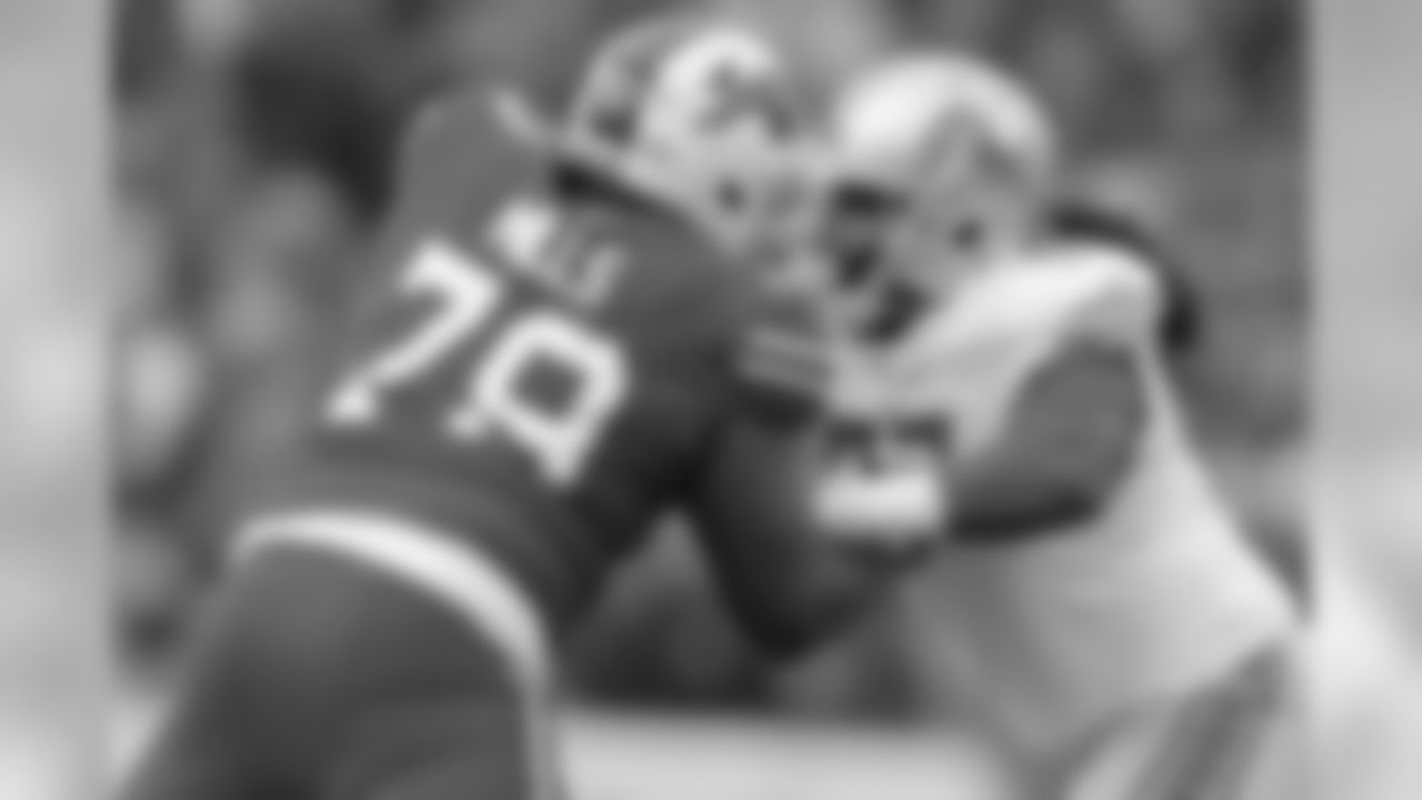 Detroit Lions defensive tackle Ricky Jean Francois (97) during a NFL football game against the Buffalo Bills on Sunday, Dec. 16, 2018 in Orchard Park, N.Y. (Detroit Lions via AP).