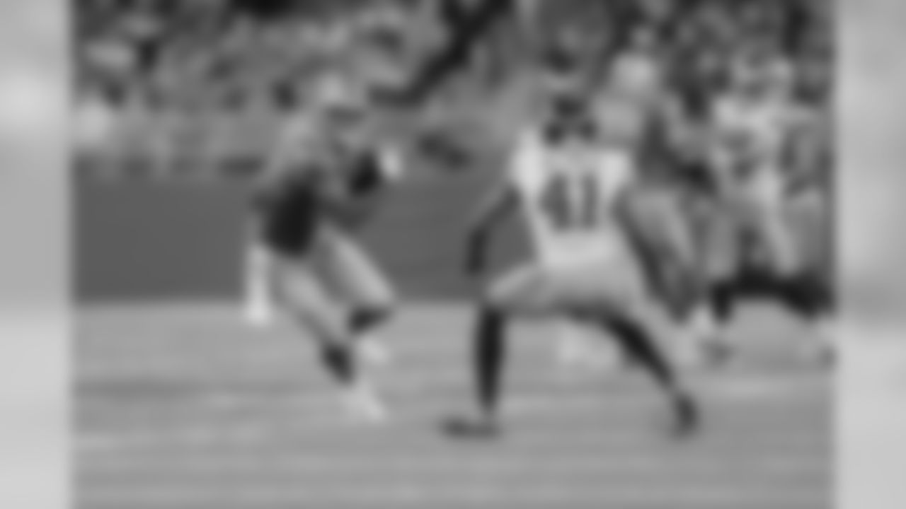 Detroit Lions tight end Logan Thomas (82) during a NFL football game against the New York Giants Sunday, Oct. 27, 2019 in Detroit. (Detroit Lions via AP).