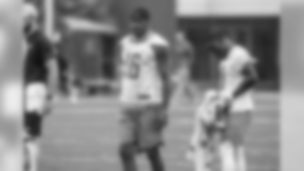 Detroit Lions wide receiver Deontez Alexander (16) during Day 4 of OTAs on Wednesday, May 29, 2019 in Allen Park, Mich. (Detroit Lions via AP)