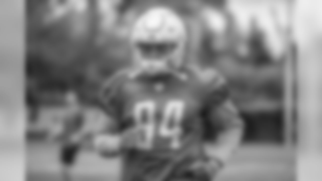 Detroit Lions defensive end Austin Bryant (94) during Day 2 of minicamp on Wednesday, June 5, 2019 in Allen Park, Mich. (Detroit Lions via AP)