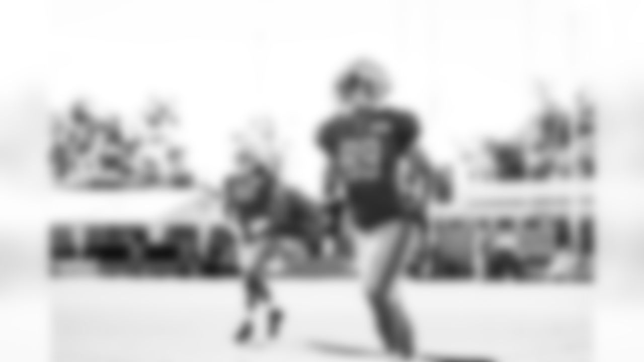 Detroit Lions tight end Brock Wright (89) during Lions Training Camp at the Training Facility in Allen Park, MI on August 9, 2022. (Jeff Nguyen/Detroit Lions)