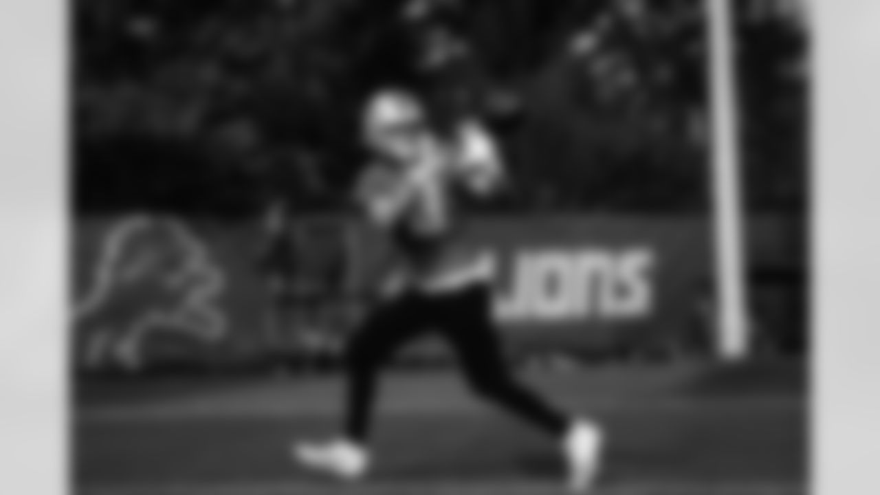 Detroit Lions wide receiver Brandon Zylstra (13) during practice at the Lions Training Facility in Allen Park, MI on October 28, 2022. (Jeff Nguyen/Detroit Lions)