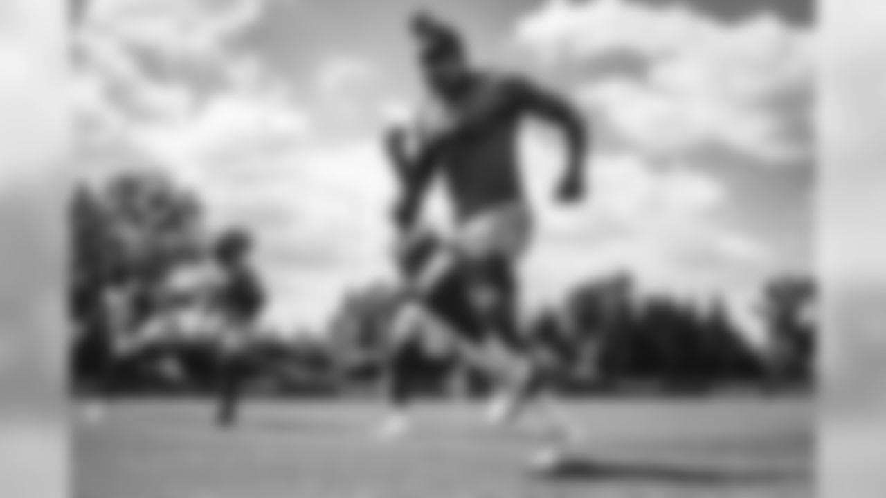 Detroit Lions linebacker Jason Cabinda (53) during workouts Allen Park Training Facility in Allen Park, MI on August 7, 2020. (Jeff Nguyen/Detroit Lions)