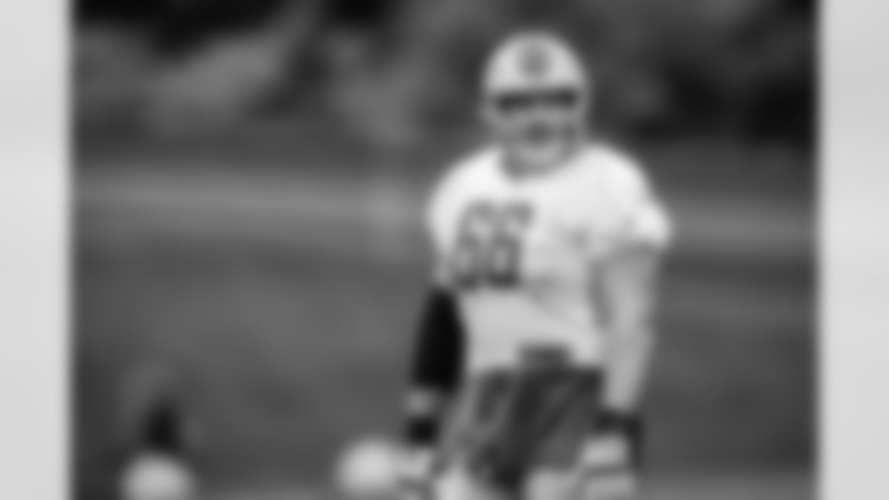 Detroit Lions guard Joe Dahl (66) during training camp practice at the Training Facility in Allen Park, MI on September 10, 2020. (Josh Mandujano/Detroit Lions)