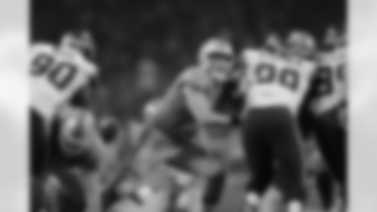Detroit Lions long snapper Don Muhlbach (48) during a NFL football game against the Seattle Seahawks on Sunday, Oct. 28, 2018 in Detroit. (Detroit Lions via AP).