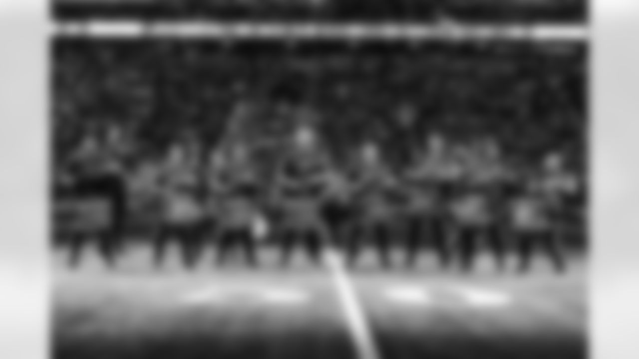 Detroit Lions Honolulu Boom perform during a NFL game against the Atlanta Falcons on Sunday, Sept. 24, 2023 in Detroit, MI. (Mike Ferdinande/Detroit Lions)