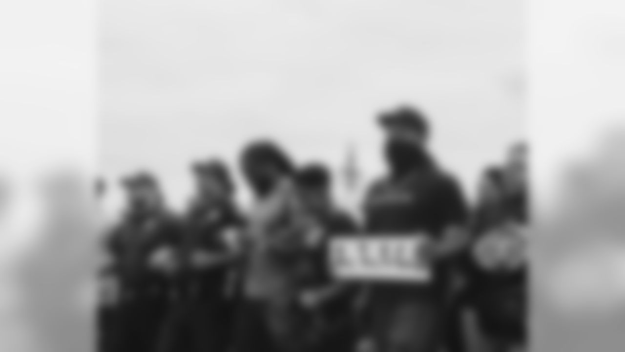 Joique Bell with demonstrators at the Belle Isle Peace March Friday, June 5, 2020 in Detroit.