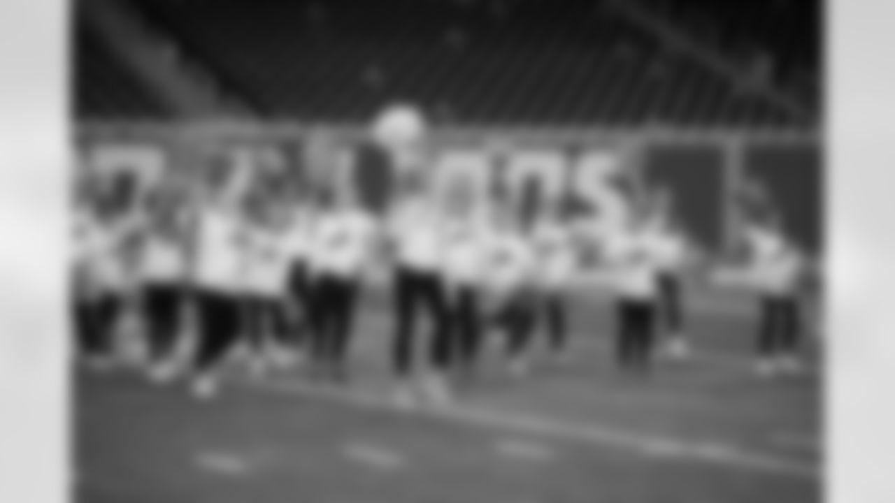 2022 Junior Detroit Lions Cheerleaders Clinic at Ford Field on December 10, 2022. (Mike Ferdinande/Detroit Lions)
