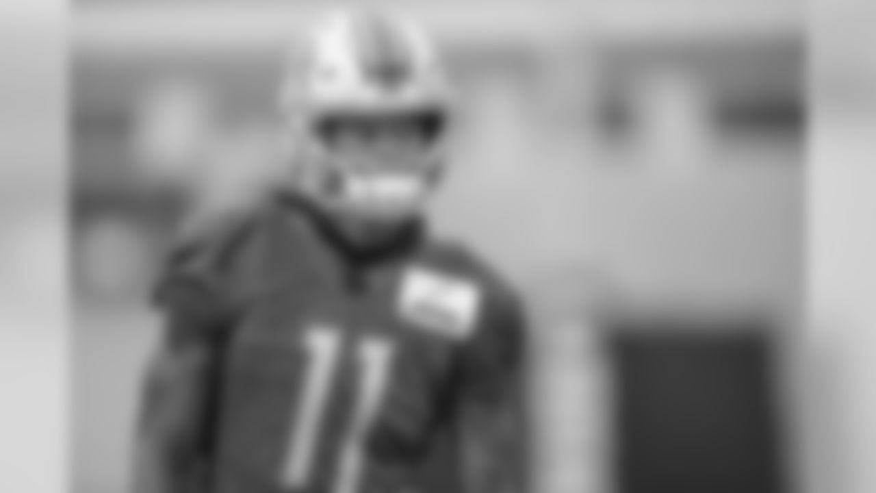 Detroit Lions wide receiver Marvin Jones Jr. (11) during training camp practice on Thursday, Aug. 16, 2018 in Allen Park, Mich. (Detroit Lions via AP)