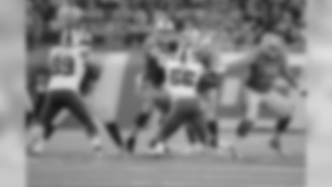 Detroit Lions center/guard Graham Glasgow (60), Detroit Lions guard Joe Dahl (66) and Detroit Lions offensive lineman Andrew Donnal (78) during a NFL football game against the Buffalo Bills on Friday, Aug. 23, 2019 in Detroit. (Detroit Lions via AP).