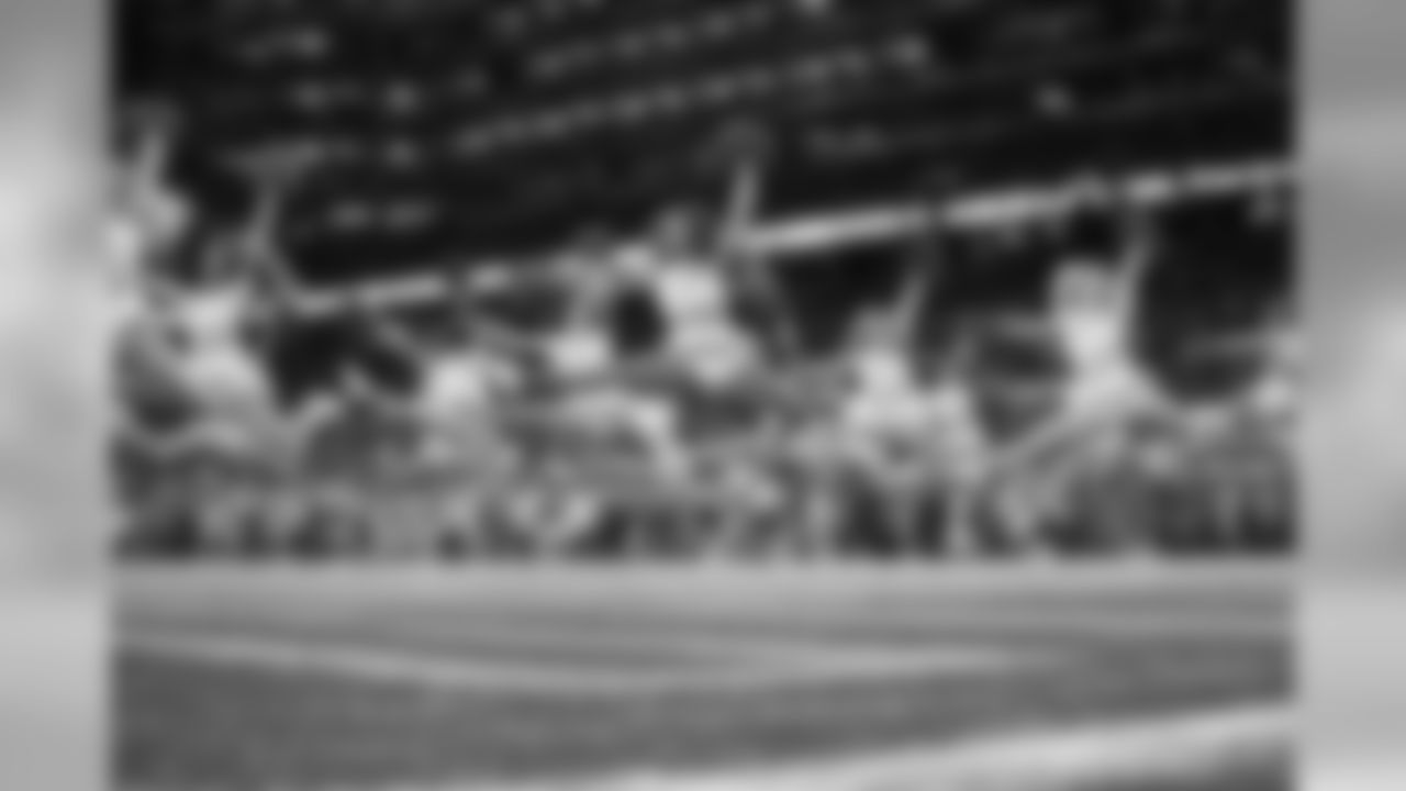 Detroit Lions Cheerleaders during a NFL football game against the Tampa Bay Buccaneers Sunday, Dec. 15, 2019 in Detroit. (Detroit Lions via AP).