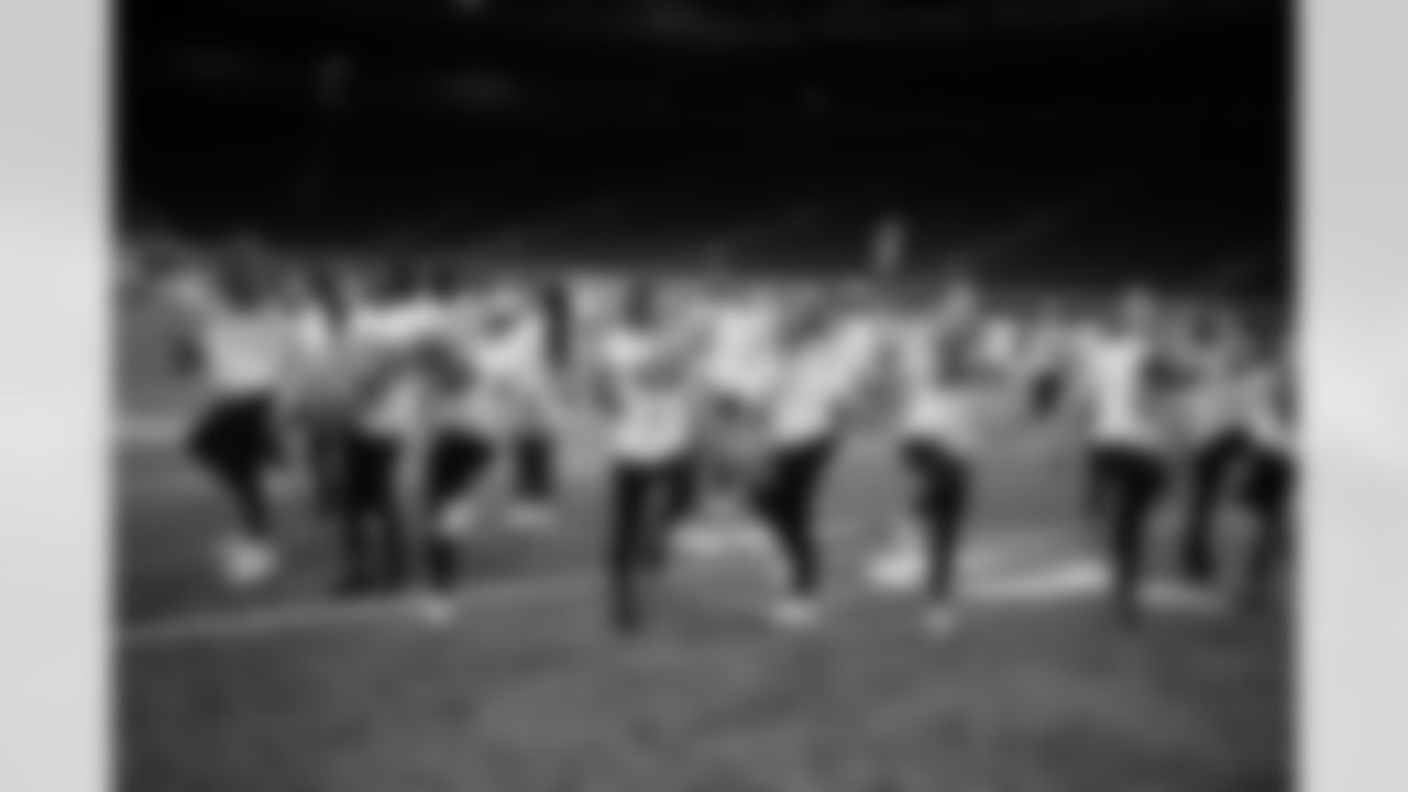 2022 Junior Detroit Lions Cheerleaders Clinic at Ford Field on December 10, 2022. (Mike Ferdinande/Detroit Lions)