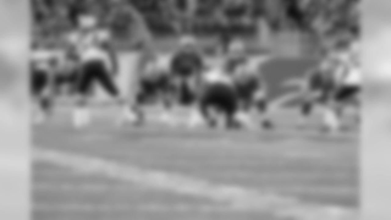Detroit Lions offense during a NFL football game against the New England Patriots on Sunday, Sept. 23, 2018 in Detroit. (Detroit Lions via AP).