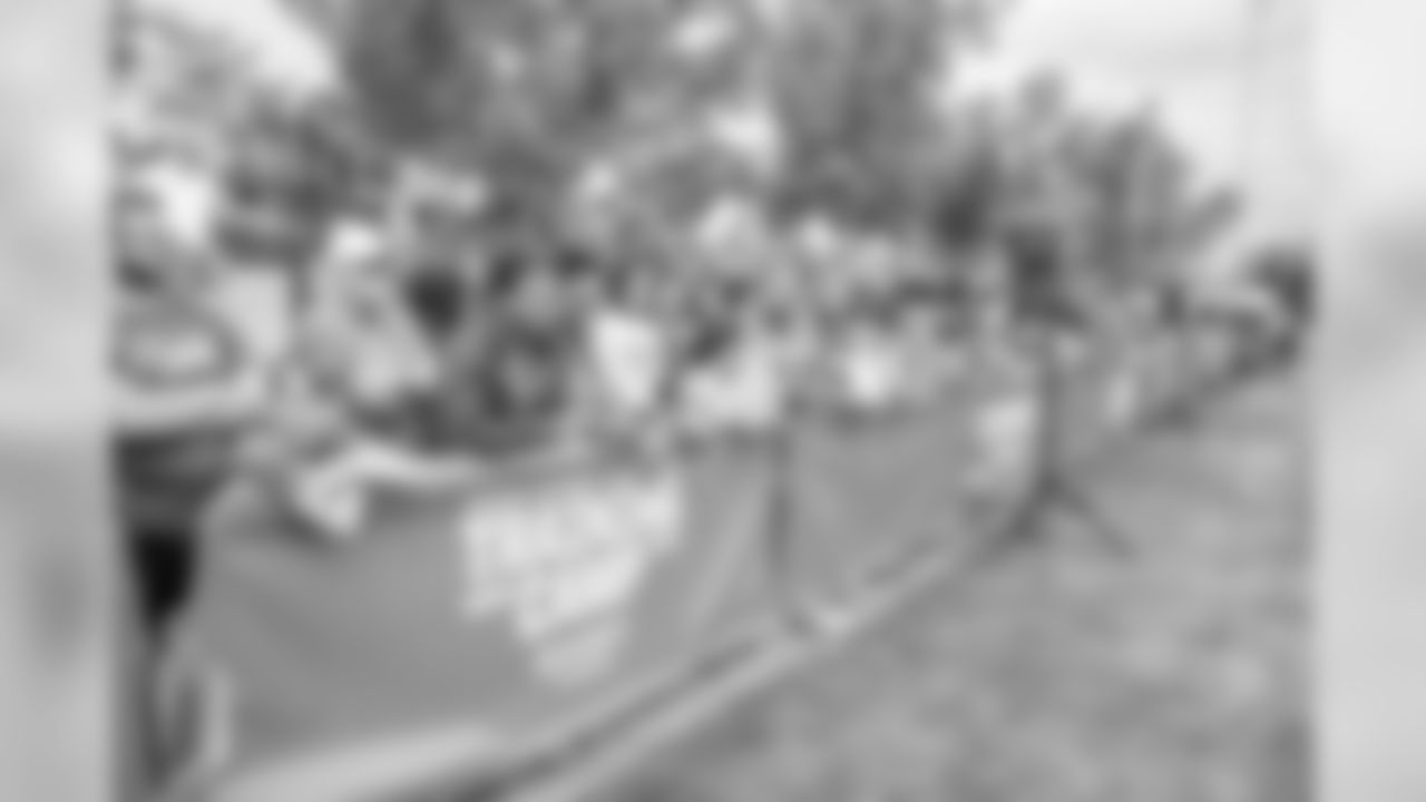 Fans watch Day 6 of Detroit Lions Training Camp presented by Rocket Mortgage on Wednesday, July 31, 2019 in Allen Park, Mich.