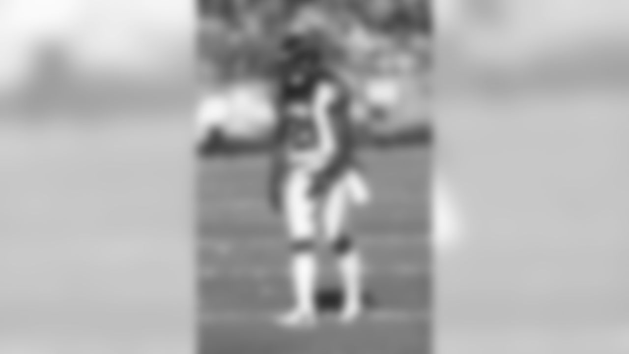 Atlanta Falcons defensive back Desmond Trufant (21) gets into position during a NFL football game against the Cleveland Browns, Sunday, Nov. 11, 2018 in Cleveland. The Browns won the game 28-16. (Paul Jasienski via AP)