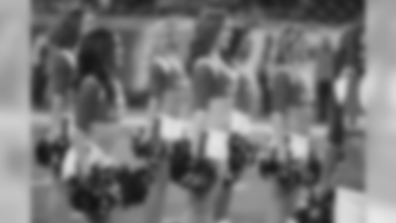Detroit Lions cheerleaders perform during a NFL football game against the Minnesota Vikings on Sunday, Dec. 23, 2018 in Detroit. (Detroit Lions via AP).