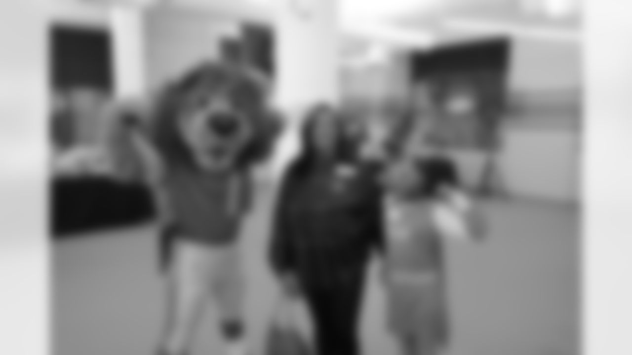 Roary at the Detroit Lions Superhero Ball on Monday, Oct. 1, 2018 in Detroit. (Detroit Lions via AP).