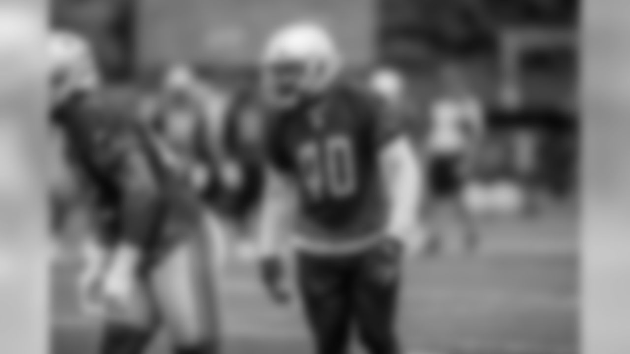 Detroit Lions linebacker Jarrad Davis (40) during Day 1 of minicamp on Tuesday, June 4, 2019 in Allen Park, Mich. (Detroit Lions via AP)