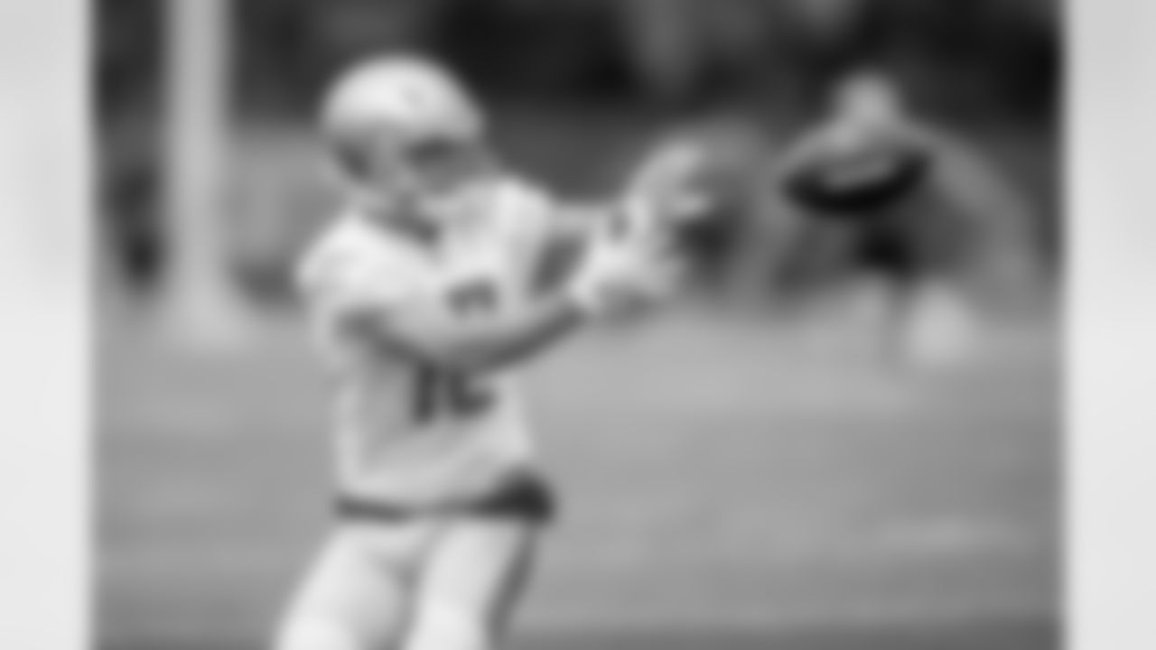 Detroit Lions wide receiver Danny Amendola (12) during Day 1 of minicamp on Tuesday, June 4, 2019 in Allen Park, Mich. (Detroit Lions via AP)