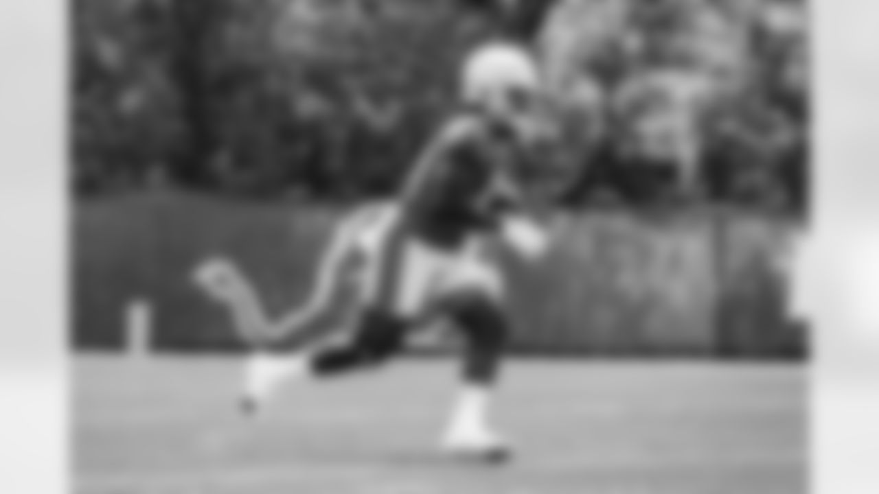 Detroit Lions running back Mohamed Ibrahim (33) during minicamp at the Lions Training Facility in Allen Park, MI on June 7, 2023. (Jeff Nguyen/Detroit Lions)