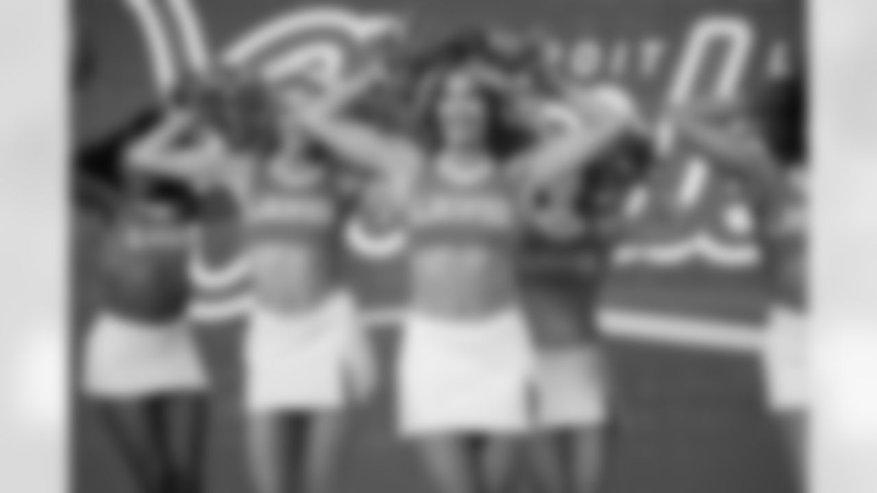 Detroit Lions Cheerleaders during the 2023 Entertainment Team Media Day at the Lions Training Facility in Allen Park, MI on June 4, 2023. (Jeff Nguyen/Detroit Lions)