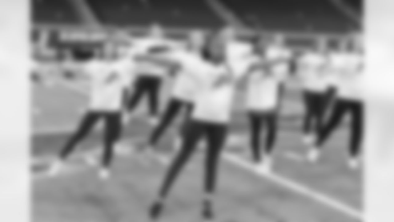 2022 Junior Detroit Lions Cheerleaders Clinic at Ford Field on December 10, 2022. (Carl Jones II/Detroit Lions)