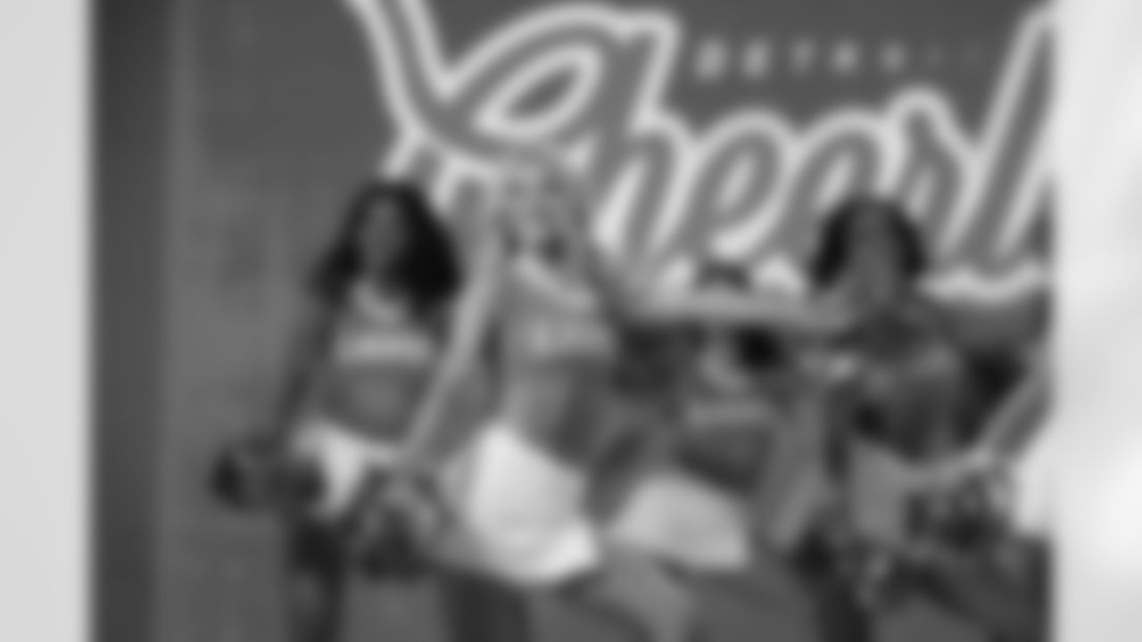 Detroit Lions Cheerleaders during the 2023 Entertainment Team Media Day at the Lions Training Facility in Allen Park, MI on June 4, 2023. (Jeff Nguyen/Detroit Lions)