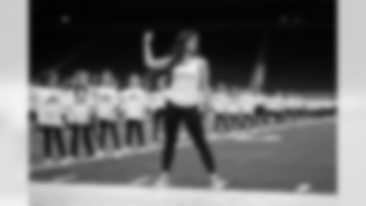 2022 Junior Detroit Lions Cheerleaders Clinic at Ford Field on December 10, 2022. (Mike Ferdinande/Detroit Lions)