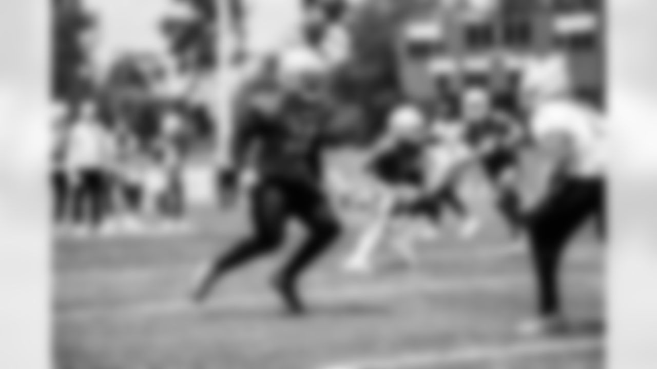 Detroit Lions wide receiver Amon-Ra St. Brown (14) during OTAs at the Lions training facility in Allen Park, MI on June 3, 2022. (Josh Mandujano/Detroit Lions)