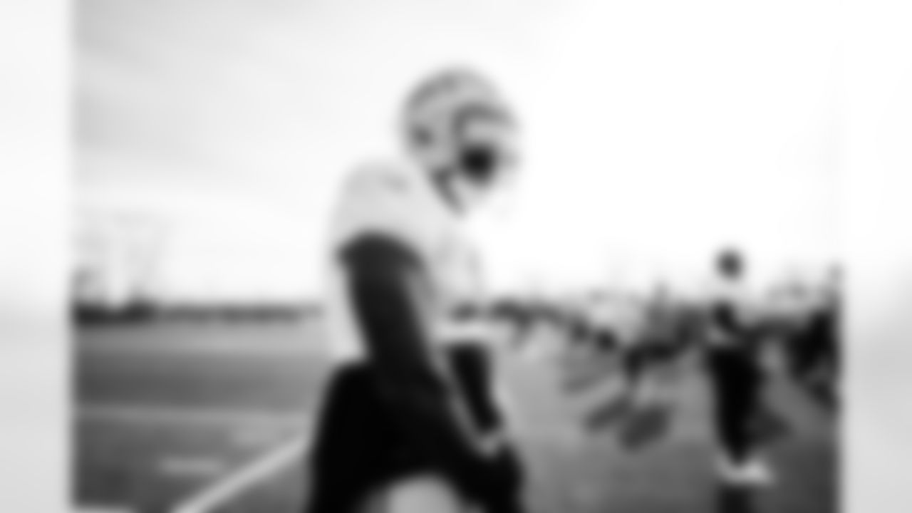 Detroit Lions defensive end Michael Brockers (91) during Lions practice at the Training Facility in Allen Park, MI on November 12, 2021. (Jeff Nguyen/Detroit Lions)