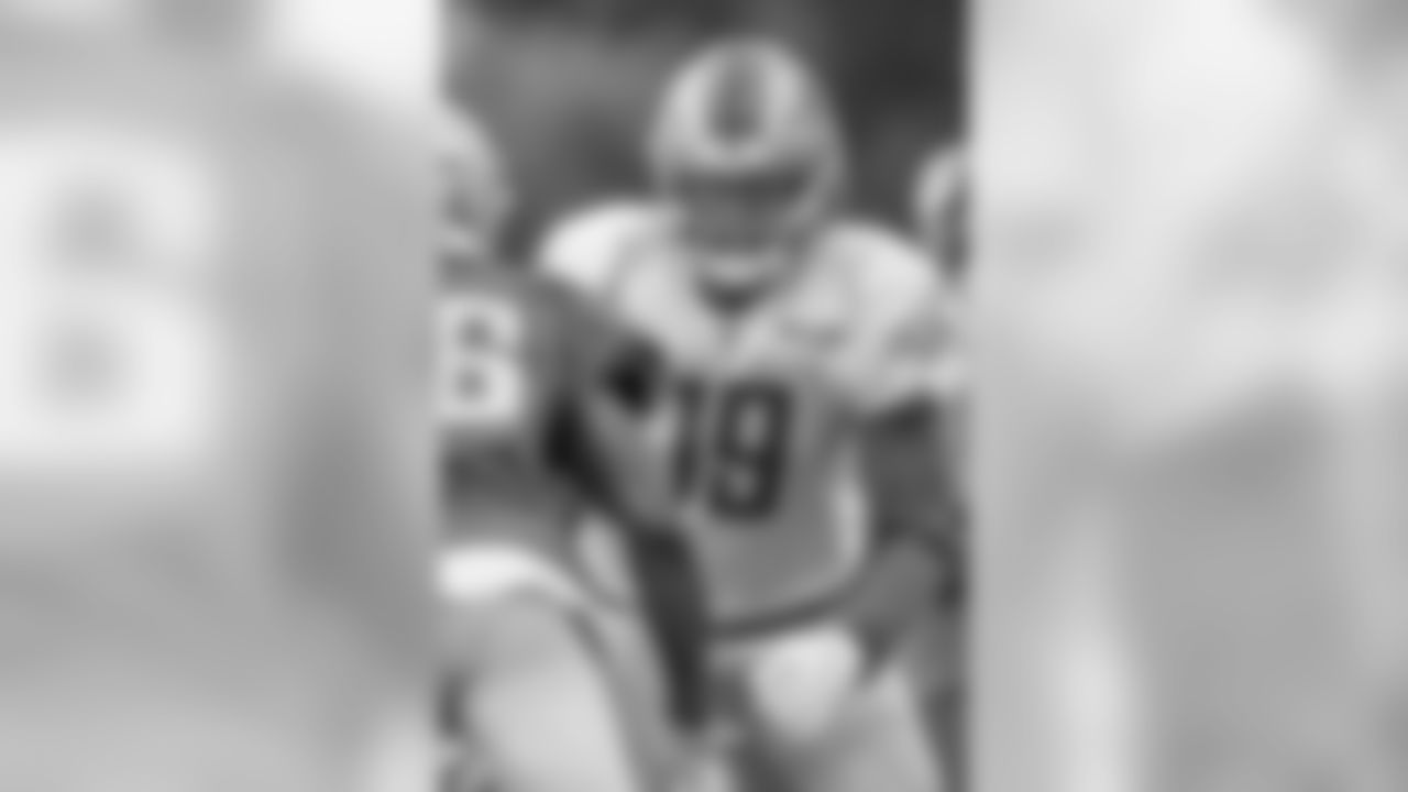 Detroit Lions wide receiver Kenny Golladay (19) during Day 14 of 2019 Detroit Lions Training Camp presented by Rocket Mortgage on Sunday, Aug. 11, 2019 in Allen Park, Mich. (Detroit Lions via AP)
