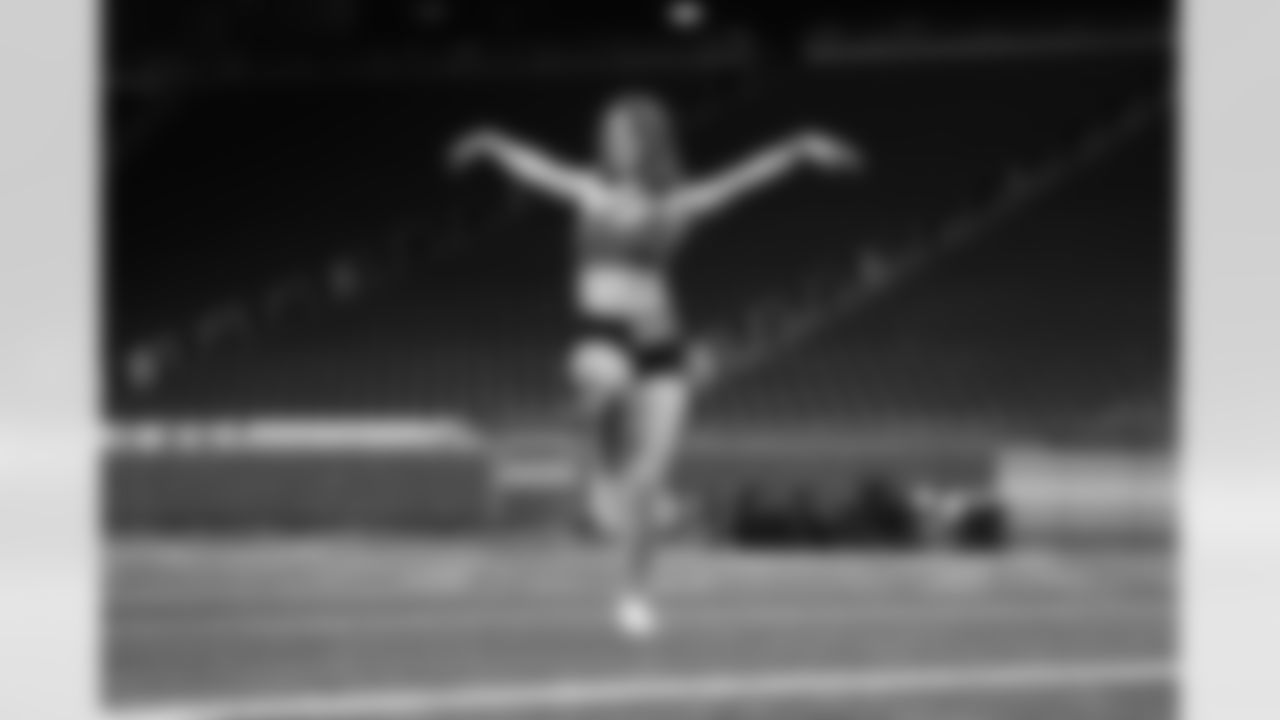 Detroit Lions Cheerleaders during the 2023 Auditions at Ford Field in Detroit, MI on May 7, 2023. (Jeff Nguyen/Detroit Lions)