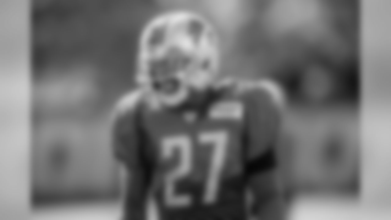 Detroit Lions cornerback Justin Coleman (27) during Day 13 of 2019 Detroit Lions Training Camp presented by Rocket Mortgage on Saturday, Aug. 10, 2019 in Allen Park, Mich. (Detroit Lions via AP)